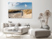 Canvas Print Beach and Seagulls (1-piece) Wide - summer sky and sea in the distance 143835 additionalThumb 3