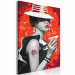 Paint by Number Kit Gangster Girl - Woman With a Hat and a Drink on a Red Background 144135 additionalThumb 6