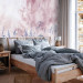 Photo Wallpaper Pink dawn - landscape of delicate plants in grey and blue tones 144735 additionalThumb 2