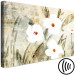 Canvas Art Print Dose of Nature (1-piece) wide - white wildflowers in retro style 145135 additionalThumb 6