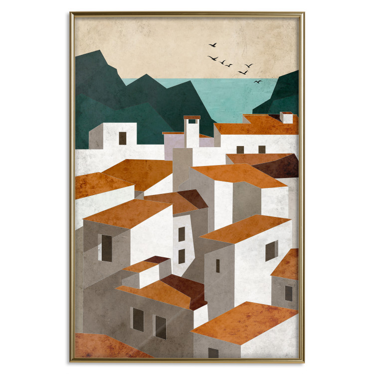 Poster The Town - Landscape of Mountains, Sea and Mediterranean Architecture 145535 additionalImage 23