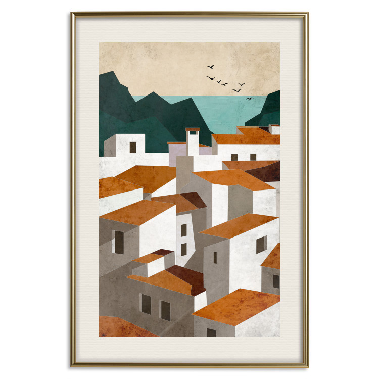 Poster The Town - Landscape of Mountains, Sea and Mediterranean Architecture 145535 additionalImage 26