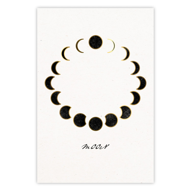 Poster Moon Phases - Minimalist Journey of a Celestial Body 146135