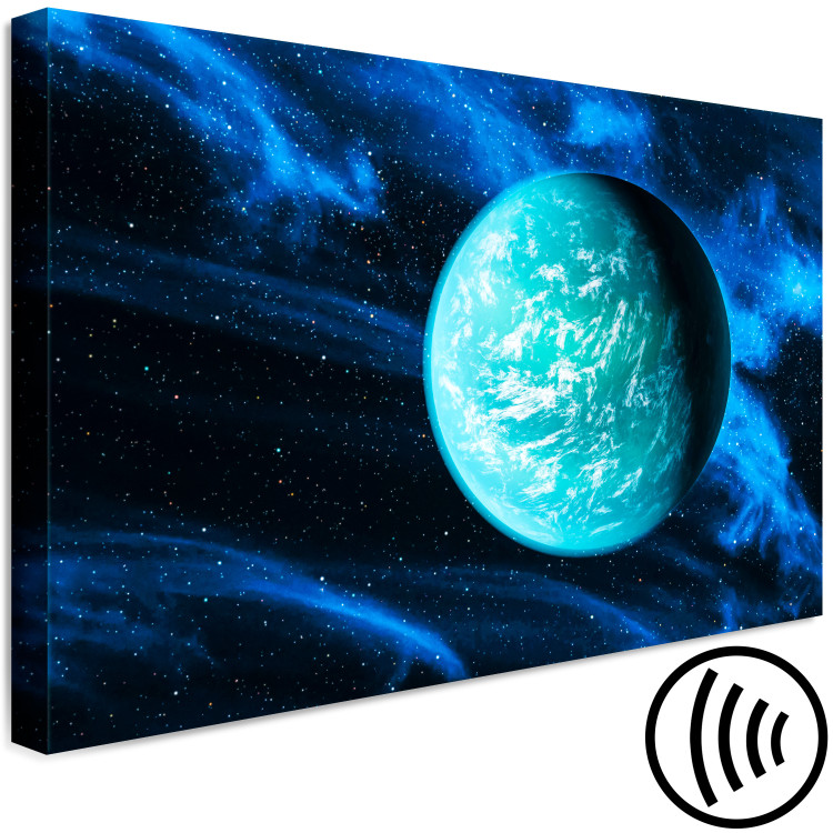 Canvas Print Blue Planet - Dark Space Graphics 146335 additionalImage 6