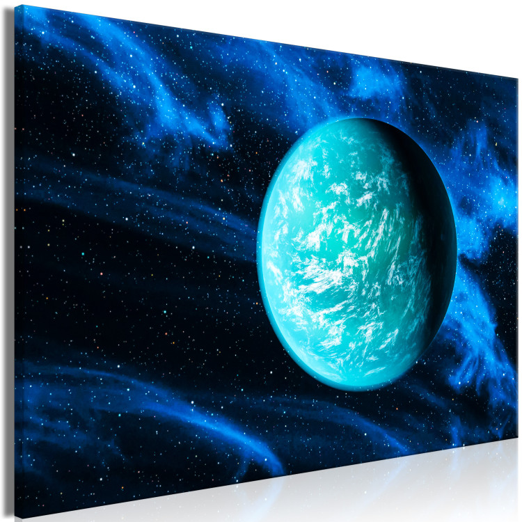 Canvas Print Blue Planet - Dark Space Graphics 146335 additionalImage 2