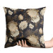 Decorative Velor Pillow Bouquet of the night - an elegant floral composition in shades of gold 147135 additionalThumb 2