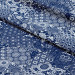 Decorative Curtain Floral mosaic - composition in shades of blue and white 147235 additionalThumb 2