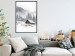 Poster Winter Morning - Sunrise Landscape Over the Mountains, a Cottage and a Forest 148435 additionalThumb 12