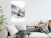 Poster Winter Morning - Sunrise Landscape Over the Mountains, a Cottage and a Forest 148435 additionalThumb 10