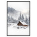 Poster Winter Morning - Sunrise Landscape Over the Mountains, a Cottage and a Forest 148435 additionalThumb 17