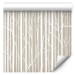 Modern Wallpaper Forest Pattern - White Tree Trunks and Branches on a Beige Background 150035 additionalThumb 6