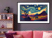 Poster Impressionistic Landscape - Mountains and Fields Under a Sky Full of Stars 151135 additionalThumb 16