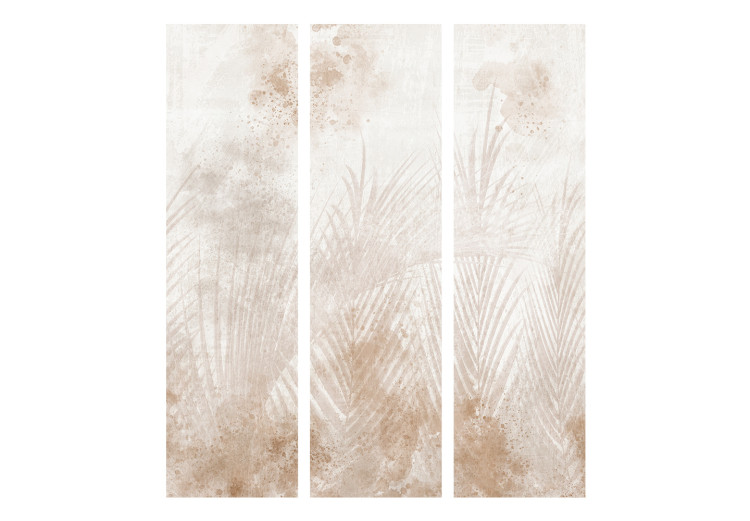 Room Divider Screen Sandy Relaxation - Delicate Beige Palm Leaves [Room Dividers] 151735 additionalImage 7