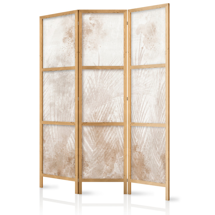 Room Divider Screen Sandy Relaxation - Delicate Beige Palm Leaves [Room Dividers] 151735 additionalImage 5