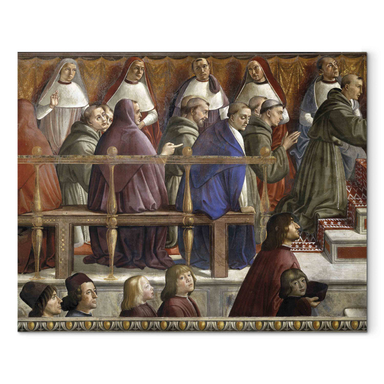 Reproduction Painting Confirmation of St.Francis of Assisi's Rules of the Order by Pope Honorius III 154235