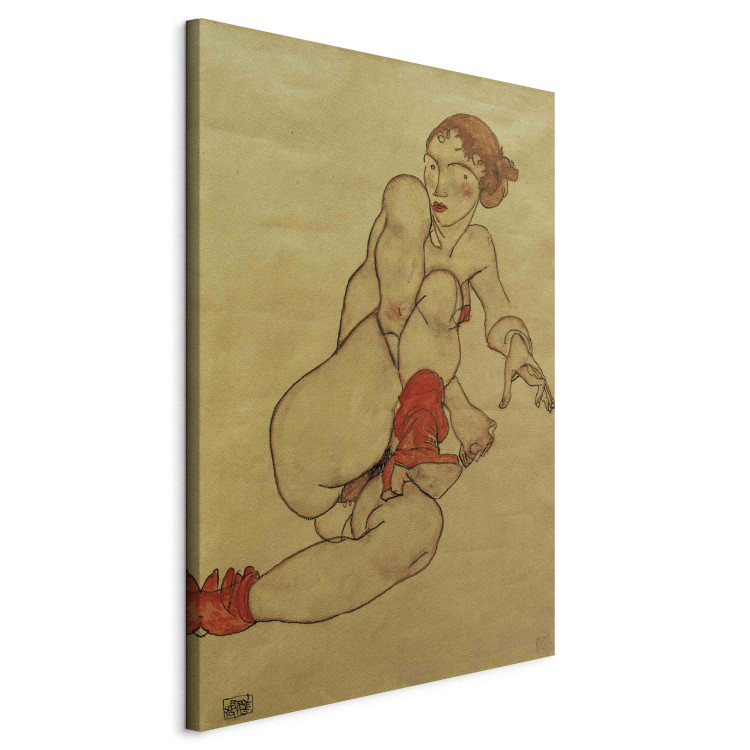 Art Reproduction Nude with raised right leg 157935 additionalImage 2