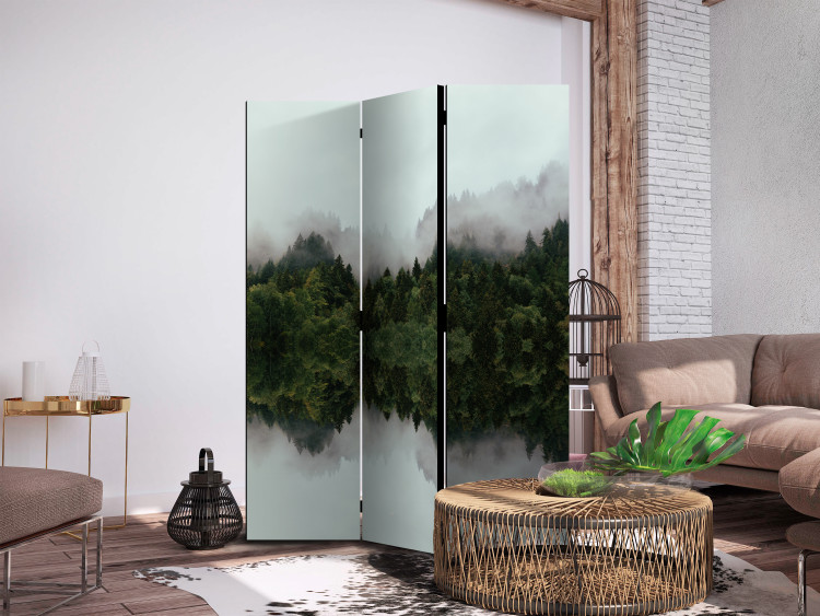 Folding Screen Fog in the Forest - Atmospheric Landscape With Trees [Room Dividers] 159535 additionalImage 2