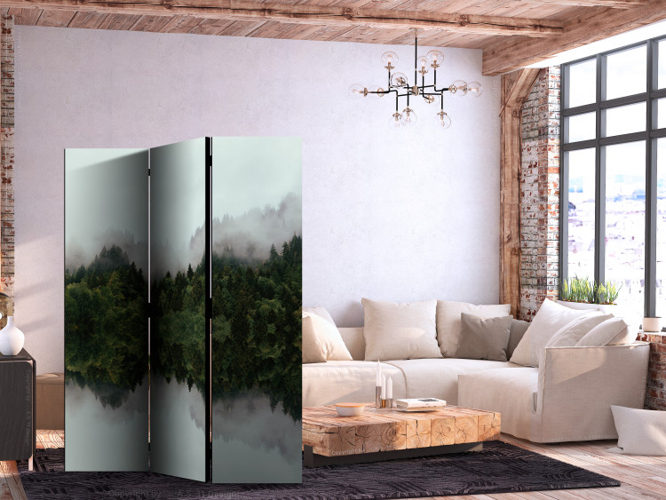 Folding Screen Fog in the Forest - Atmospheric Landscape With Trees [Room Dividers] 159535 additionalImage 4