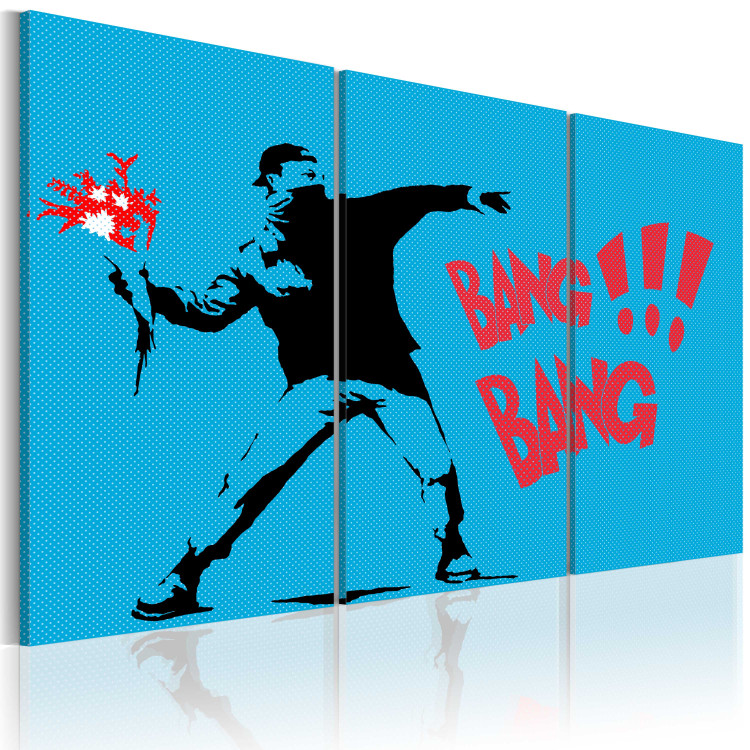 Canvas Bang bang! - triptych 55635 additionalImage 2