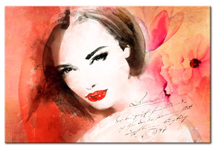 Canvas Print Crimson Lady 64535