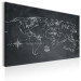 Canvas Print World Map: Travel broadens the Mind 90235 additionalThumb 2