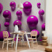Photo Wallpaper Purple balls - futuristic motif creating the illusion of space 91935 additionalThumb 6