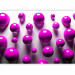 Photo Wallpaper Purple balls - futuristic motif creating the illusion of space 91935 additionalThumb 5