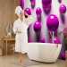 Photo Wallpaper Purple balls - futuristic motif creating the illusion of space 91935 additionalThumb 8