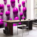 Photo Wallpaper Purple balls - futuristic motif creating the illusion of space 91935 additionalThumb 7