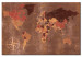 Decorative Pinboard Mahogany World [Cork Map] 96035 additionalThumb 2