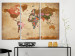 Decorative Pinboard Maps: Brown Elegance [Cork Map] 96135 additionalThumb 4