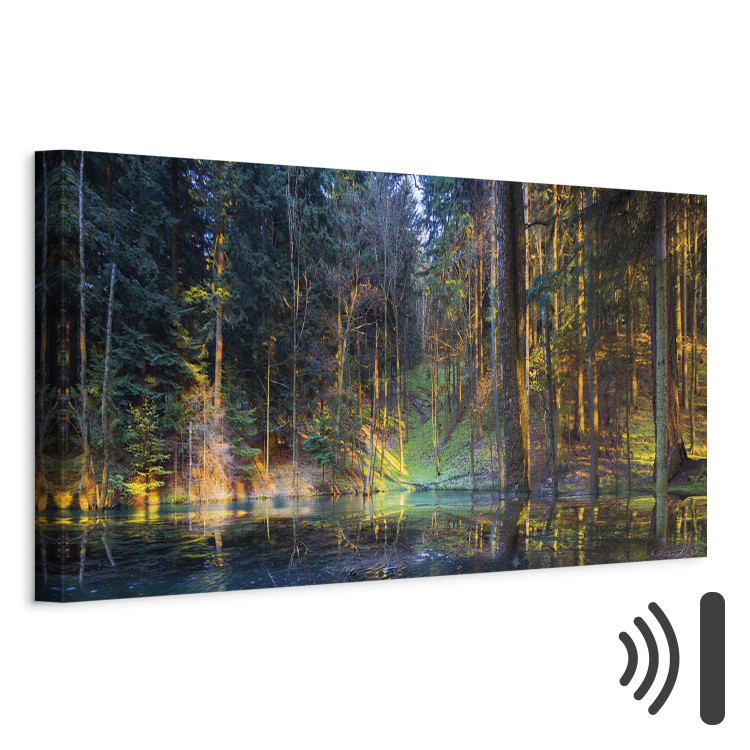 Canvas Pond in the Forest (1 Part) Narrow 108245 additionalImage 8