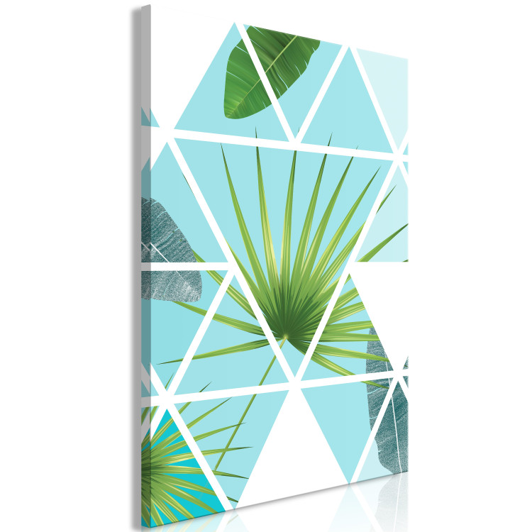 Canvas Art Print Geometric Palm (1 Part) Vertical 113945 additionalImage 2