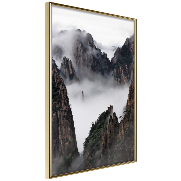 Poster Yellow Mountains: Huang Shan - dense fog against the backdrop of China's mountain landscape 116545 additionalImage 12
