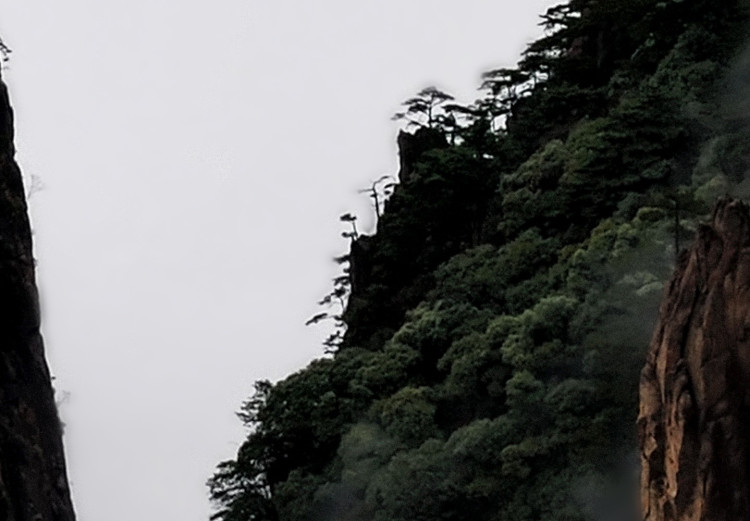 Poster Yellow Mountains: Huang Shan - dense fog against the backdrop of China's mountain landscape 116545 additionalImage 9