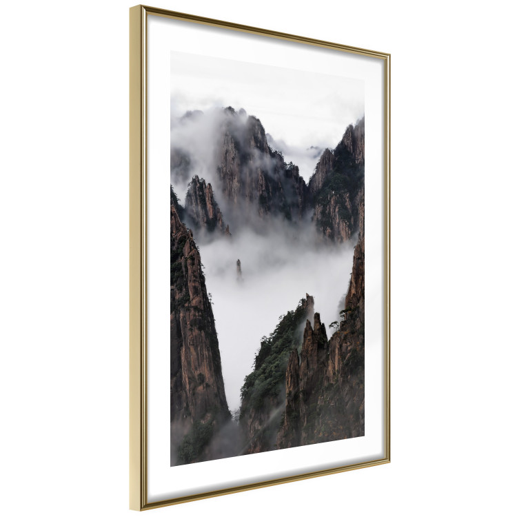 Poster Yellow Mountains: Huang Shan - dense fog against the backdrop of China's mountain landscape 116545 additionalImage 8