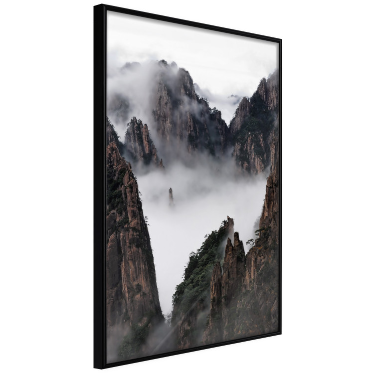Poster Yellow Mountains: Huang Shan - dense fog against the backdrop of China's mountain landscape 116545 additionalImage 12