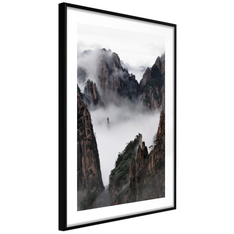 Poster Yellow Mountains: Huang Shan - dense fog against the backdrop of China's mountain landscape 116545 additionalImage 11