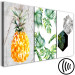 Canvas Print Symbols of the tropics - a triptych of tropical nature and marble 118445 additionalThumb 6