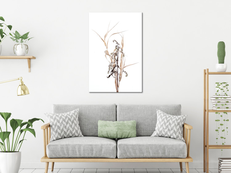 Canvas Art Print Memories of autumn - a minimalistic plant motif in the scandi style 119145 additionalImage 3