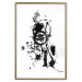 Poster Naughty Thoughts - black patterns in an abstract motif on a white background 122745 additionalThumb 18
