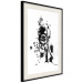 Poster Naughty Thoughts - black patterns in an abstract motif on a white background 122745 additionalThumb 3