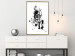 Poster Naughty Thoughts - black patterns in an abstract motif on a white background 122745 additionalThumb 7