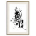 Poster Naughty Thoughts - black patterns in an abstract motif on a white background 122745 additionalThumb 25