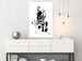 Poster Naughty Thoughts - black patterns in an abstract motif on a white background 122745 additionalThumb 24