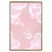 Wall Poster Subtle Breeze - shiny soap bubbles flying on a pink background 122945 additionalThumb 16