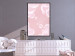 Wall Poster Subtle Breeze - shiny soap bubbles flying on a pink background 122945 additionalThumb 5