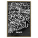 Poster Negative Map: Porto - black and white city map in Portugal 123045 additionalThumb 20