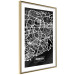 Poster Negative Map: Porto - black and white city map in Portugal 123045 additionalThumb 6