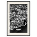 Poster Negative Map: Porto - black and white city map in Portugal 123045 additionalThumb 18
